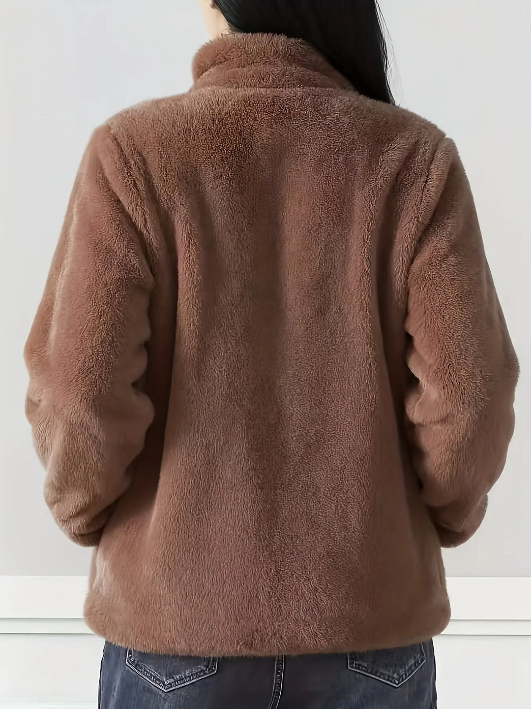 Primer plano tejido polar suave