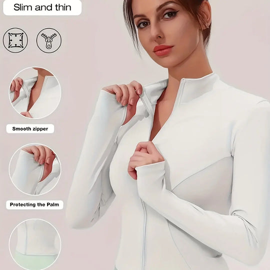 Chaqueta Sanitaria Slim-Fit Premium: Confort, Rendimiento y Estilo Profesional.