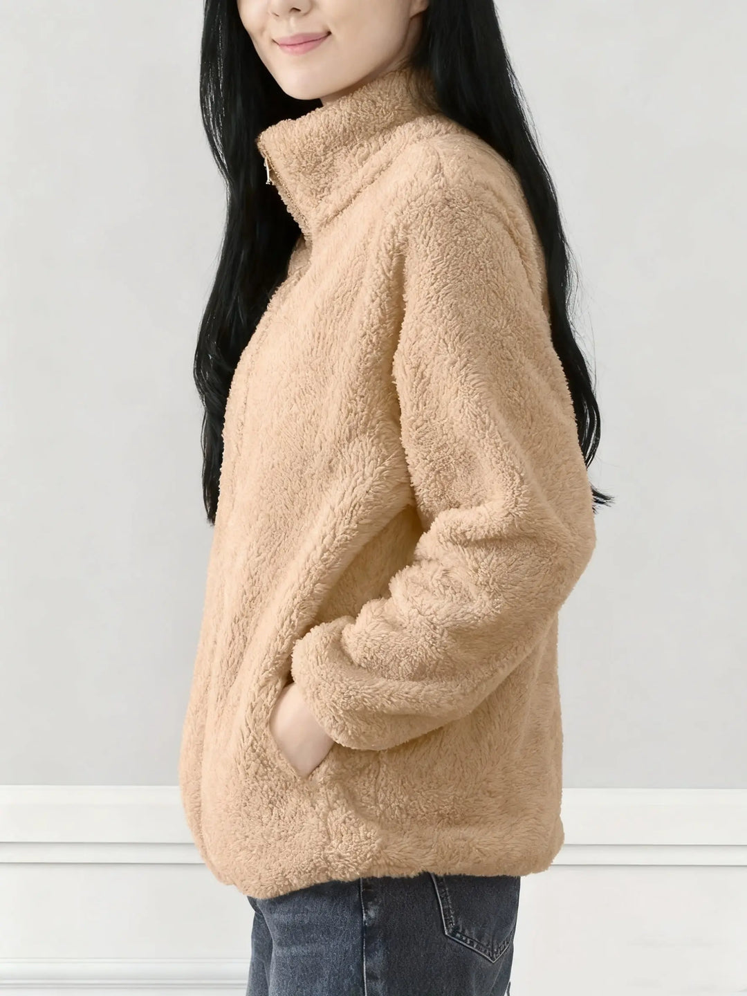 Chaqueta Polar Femenina Médica Premium.